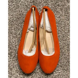 Violet & Red Windsor Ballet Flats, Size 9, NWOB